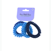 4 Pcs Spiral Hair Elastic TPU Telephone Line Hair Tie