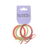 3 Pcs Spiral Hair Elastic TPU Telephone Line Hair Tie with Bow