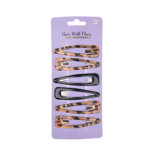 6 Pcs Hair Clips Metal Clips for Woman