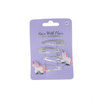 4 Pcs Shape Hair Clips Metal Clips for Girl