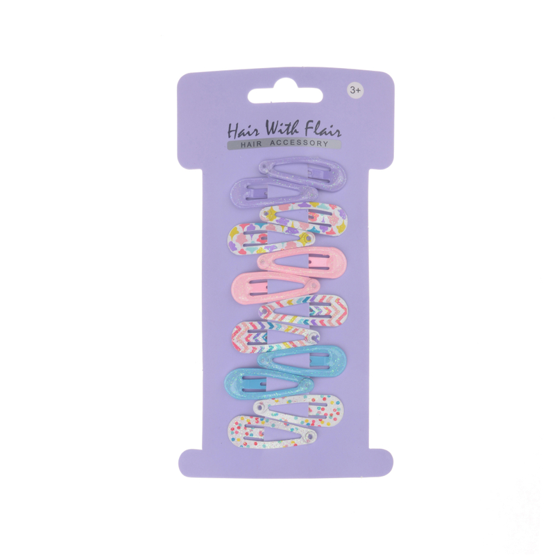 6 Pcs Hair Clips Metal Clips for Girl