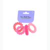 4 Pcs Spiral Hair Elastic TPU Telephone Line Hair Tie