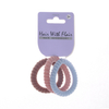 3 Pcs Big Spiral Hair Elastic TPU Telephone Line Hair Tie