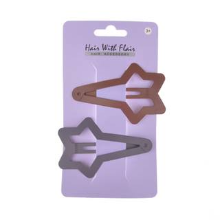 2 Pcs Hair Clips Metal Clips for Girl