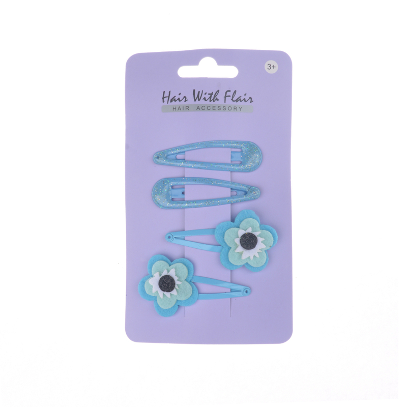 4 Pcs Hair Clips Metal Clips for Girl
