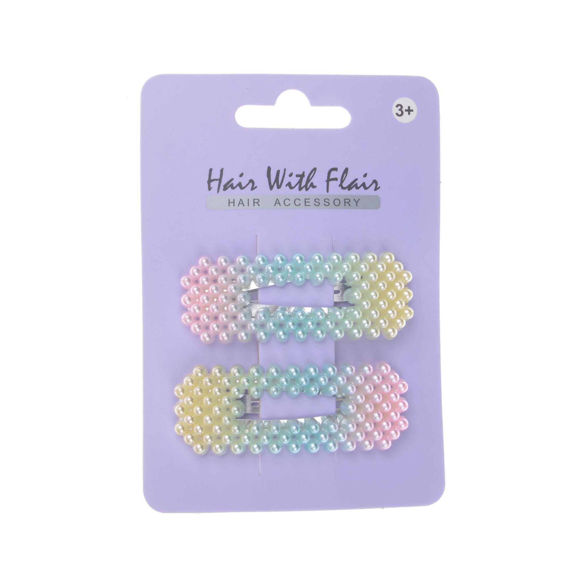 2 Pcs Pearl Hair Clips Metal Clips for Girl