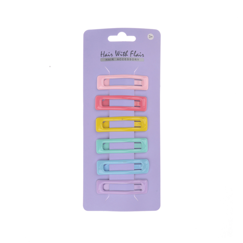 6 Pcs Hair Clips Metal Clips for Girl