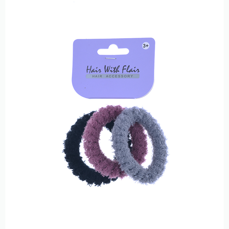 3 Pcs Spiral Hair Elastic TPU Telephone Line Hair Tie