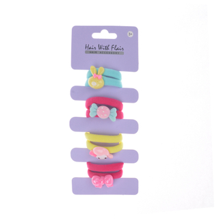 8 Pcs Hair Ponytail Holder Hair Elastic for Girl