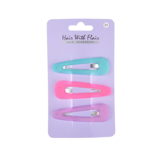 3 Pcs Hair Clips Metal Clips for Girl