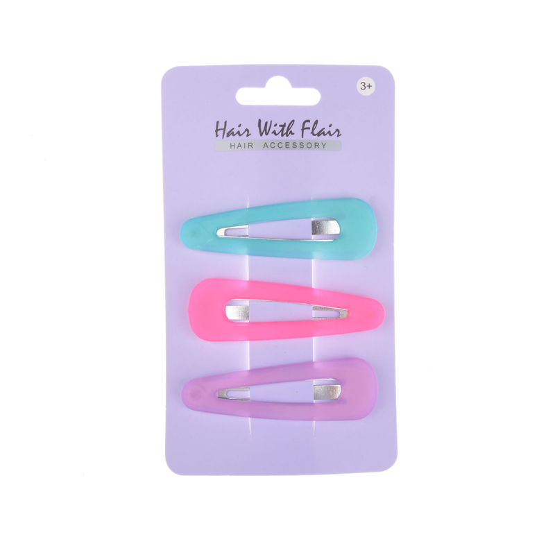 3 Pcs Hair Clips Metal Clips for Girl