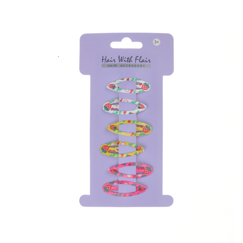 6 Pcs Hair Clips Metal Clips for Girl