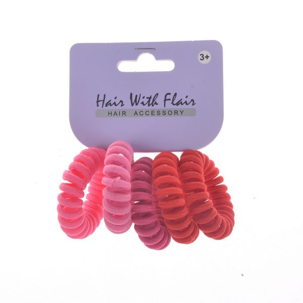 Fashion TPU telephone cord hair elastic for thick curly hair