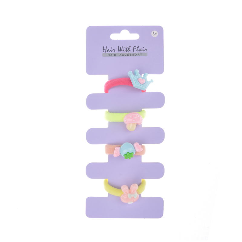 6 Pcs Hair Ponytail Holder Hair Elastic for Girl