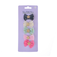 Bow Hair Clips Set for Girl