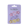 6 Pcs star Hair Clips Metal Clips for Girl
