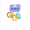 5 Pcs Spiral Hair Elastic TPU Telephone Line Hair Tie