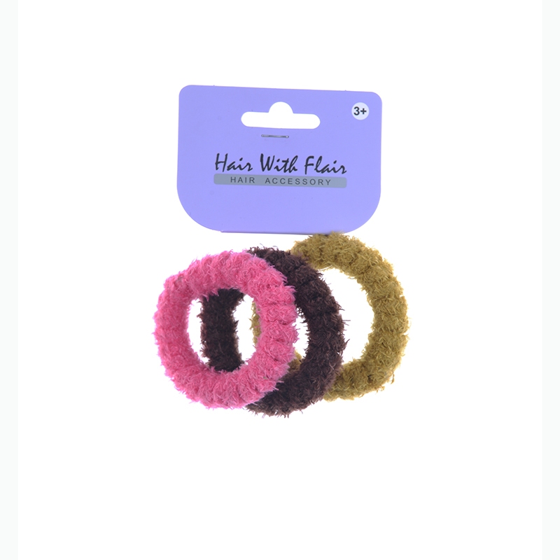 3 Pcs Spiral Hair Elastic TPU Telephone Line Hair Tie