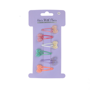 6 Pcs Hair Clips Metal Clips for Girl