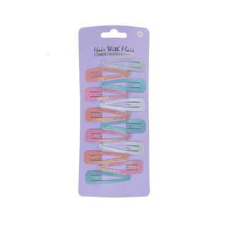 12 Pcs Hair Clips Metal Clips for Girl