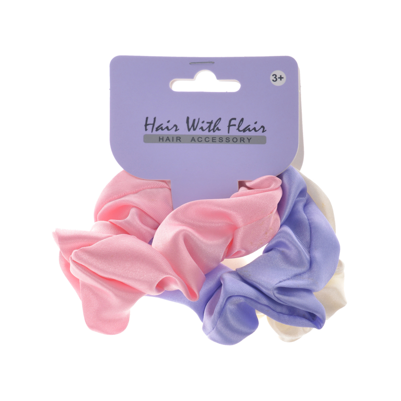 3 Pack Hair Scrunchie 
