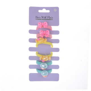 6 Pcs Hair Ponytail Holder Hair Elastic for Girl