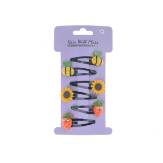 6 Pcs Hair Clips Metal Clips for Girl