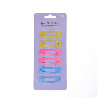 6 Pcs Hair Clips Metal Clips for Girl