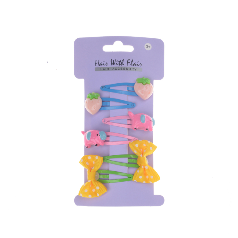 6 Pcs Hair Clips Metal Clips for Girl