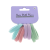 Macarons color cotton elastic with pompom hair band set ponytail holders for girl