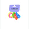 5 Pcs Spiral Hair Elastic TPU Telephone Line Hair Tie