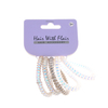 3 Pcs Spiral Hair Elastic TPU Telephone Line Hair Tie