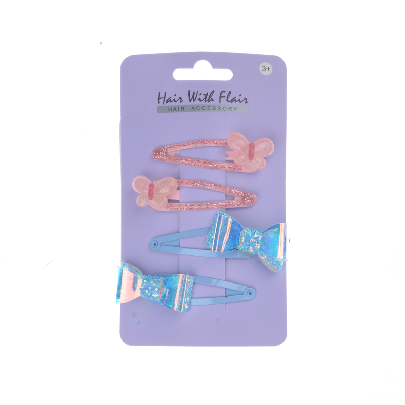Bow Hair Clips Set for Girl