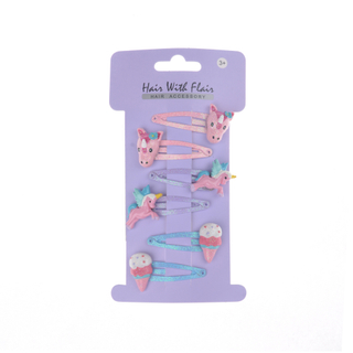 6 Pcs Hair Clips Metal Clips for Girl