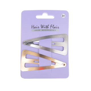 2 Pcs Hair Clips Metal Clips for Girl