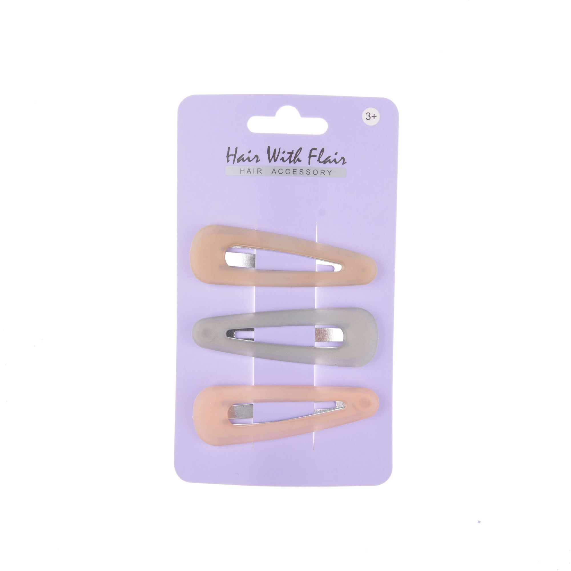 3 Pcs Hair Clips Metal Clips for Girl
