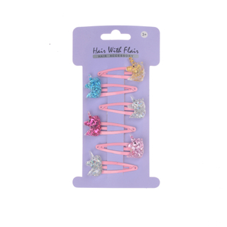 6 Pcs Hair Clips Metal Clips for Girl
