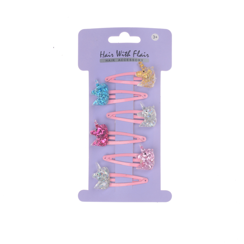6 Pcs Hair Clips Metal Clips for Girl