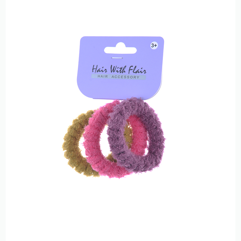 3 Pcs Spiral Hair Elastic TPU Telephone Line Hair Tie