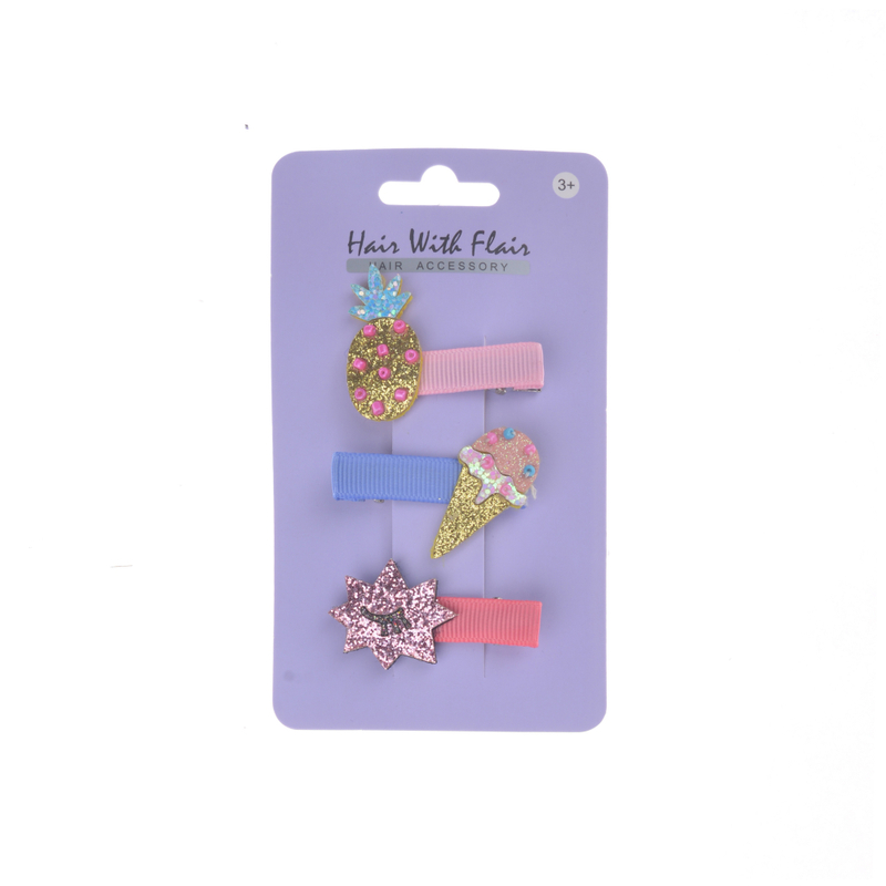 Bow Hair Clips Set for Girl