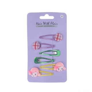 6 Pcs Hair Clips Metal Clips for Girl