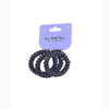 3 Pcs Spiral Hair Elastic TPU Telephone Line Hair Tie