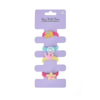 4 Pcs Hair Ponytail Holder Hair Elastic for Girl