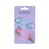 4 Pcs Hair Clips Snap Clips with Animal Charm for Girl