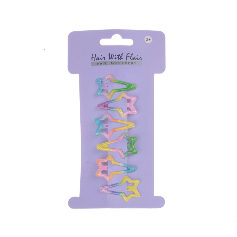 6 Pcs Hair Clips Metal Clips for Girl