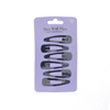 6 Pcs Black Hair Clips Metal Clips for Women